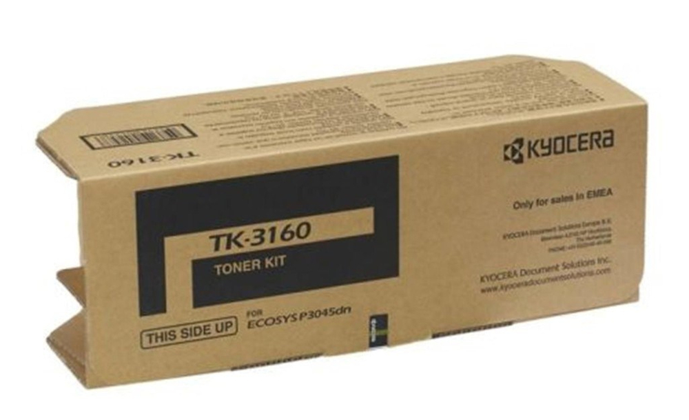 KYOCERAKyocera TK-3160 Orjinal Fotokopi Toneri Ecosys M3145dn-3645dn  P3045-3055-3060-3065 12.500 Sayfa632983052952