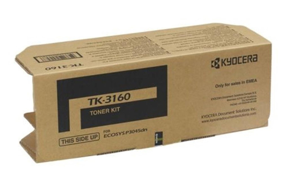 KYOCERAKyocera TK-3160 Orjinal Fotokopi Toneri Ecosys M3145dn-3645dn  P3045-3055-3060-3065 12.500 Sayfa632983052952