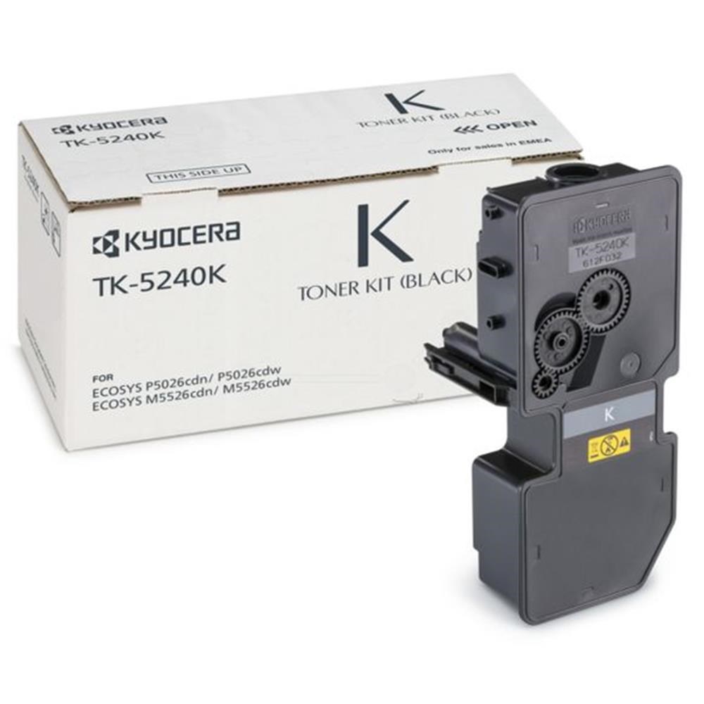 KYOCERAKyocera TK-5240K Black Siyah Orjinal Fotokopi Toneri Ecosys M5526cdn-5526cdw P5026cdn-5026cdw 4.000632983036822