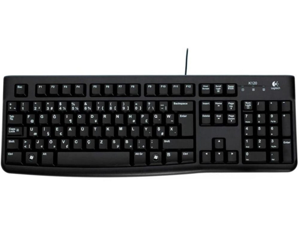 LOGITECHLogitech 920-004163 K120 F Usb Siyah Kablolu Klavye5099206036321