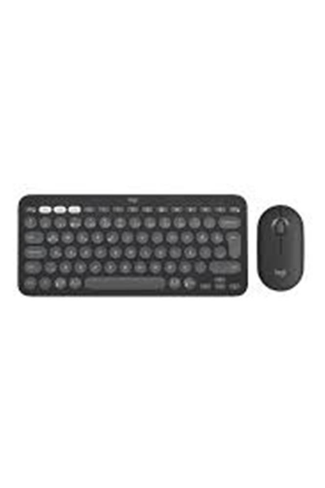 LOGITECHLogitech 920-012245 Grafit Pebble 2 Combo Çoklu Sessiz Kablosuz Türkçe Q Klavye Mouse Seti5099206115750