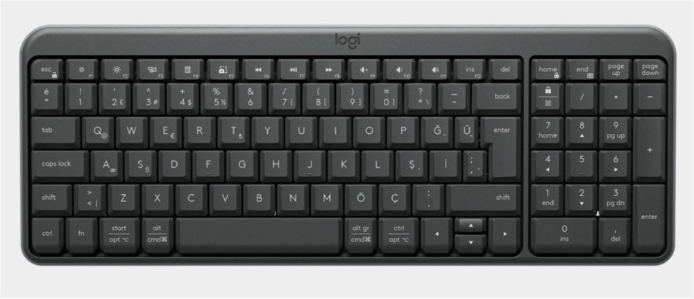 LOGITECHLogitech 920-013460 K250 Kablosuz Bluetooth Siyah Klavye5099206130500