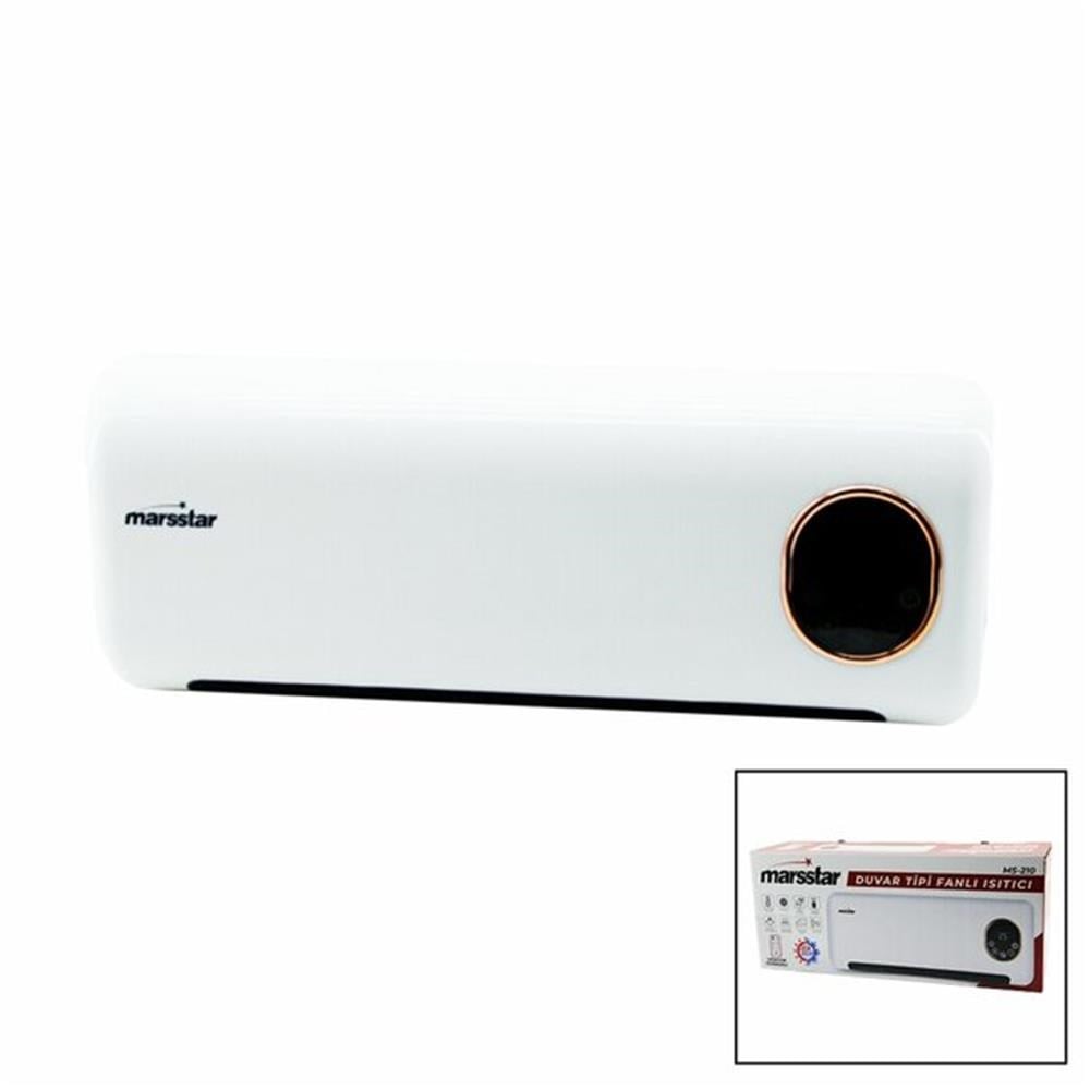 MARSSTARMarsstar MS-210 (Ms-400) 2000 W Uzaktan Kumandalı Duvar Tipi Fanlı Isıtıcı8683249420130