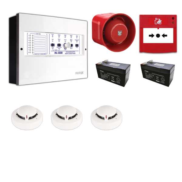 MavigardMavigard Maxlogic 3’lü Konvansiyonel Yangın Alarm SetiML-22223