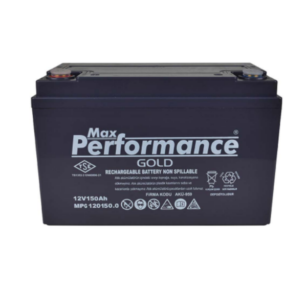 Max Performance GoldMax Performance Gold 12V 150Ah Deep Cycle Jel AküMPG12150.0