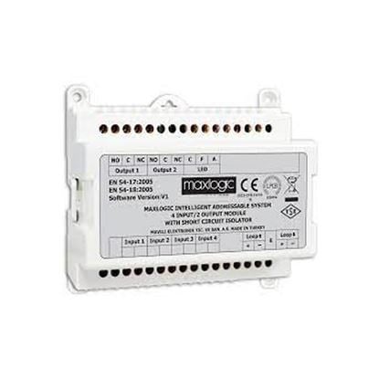MaxlogicMaxlogic ML-1373/M Akıllı Adresli 2/1 Giriş/Çıkış (I/O) Modülü, 2 Bölge İzleme, 1 Siren Çıkışı,Marin SertifikalıML-1373/M