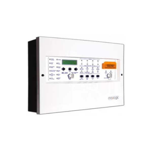 MaxlogicMaxlogic ML-322/M Konvansiyonel Yangın Söndürme Santrali, 4 Algılama Bölgeli, 1 Söndürme Çıkışlı, Marin SertifikalıML-322/M