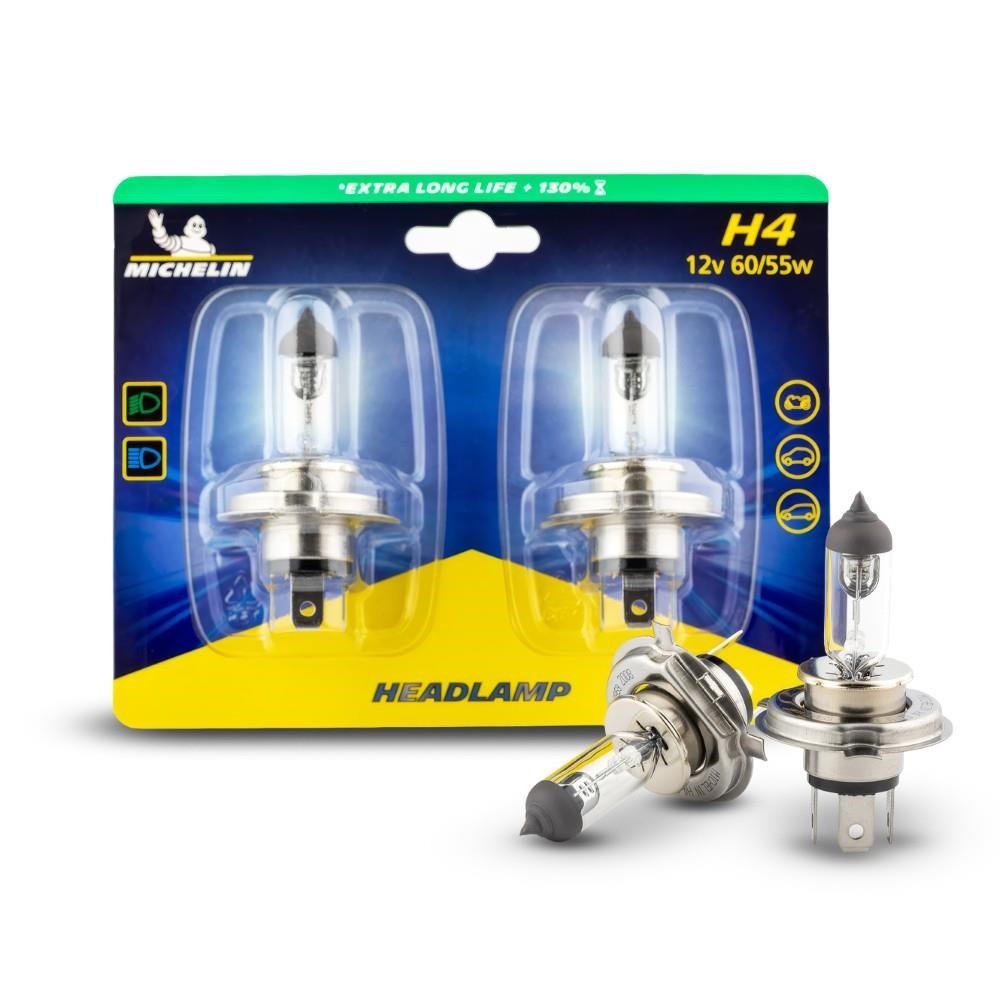 MichelinMichelin MC32286 12Volt 60/55Watt 1650 Lümen H4 2’li Halojen Far SetiMC32286