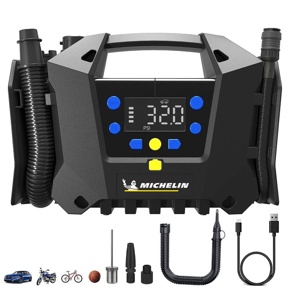MichelinMichelin MC34259 11.1Volt/2.5Ah.120PSI Ayarlanabilir Dijital Basınç Göstergeli Şarjlı Lastik&Yatak Şişirme PompasıMC34259