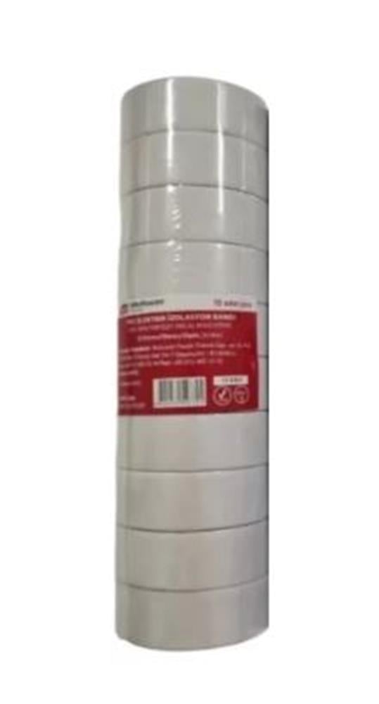 MUTLUSANMutlusan 10-19 İzole Bant 10lu (Elektrik Bant) Beyaz 0651330110198699430527724