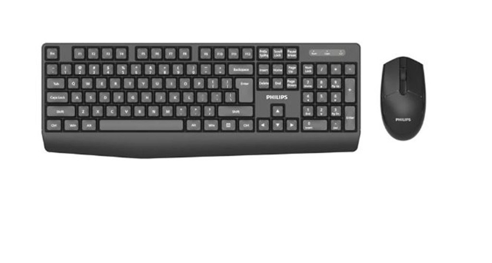 PHILIPSPhilips SPT6337B Kablosuz Türkçe Q Klavye&Mouse Set Siyah4895229161207