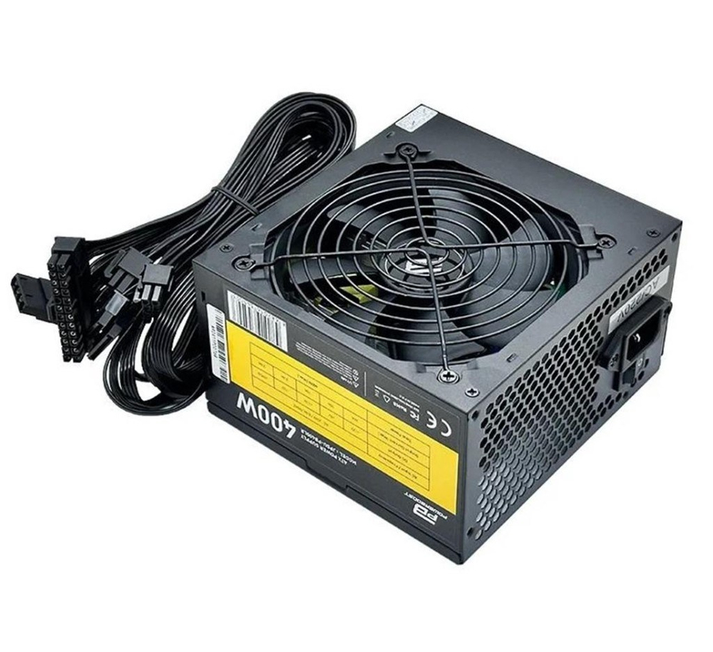 POWER BOOSTPowerBoost PB400LR 400W 1-PCI-E 6 Pin 12cm Siyah Fanlı ATX Power Supply (Retail Box)8682016345003