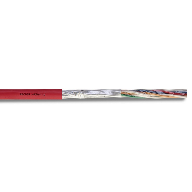 ReçberReçber 1*2*0,80mm + 0,80mm Jh(St)H Halojensiz Yangın Alarm Kablosu 110097 (100 metre)110097