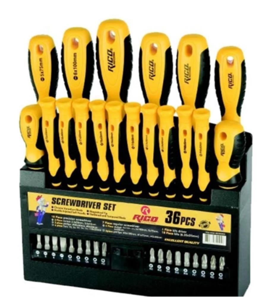 RICORico 003-RK0025 36 Parça Klasik Tornavida Seti8694862700257