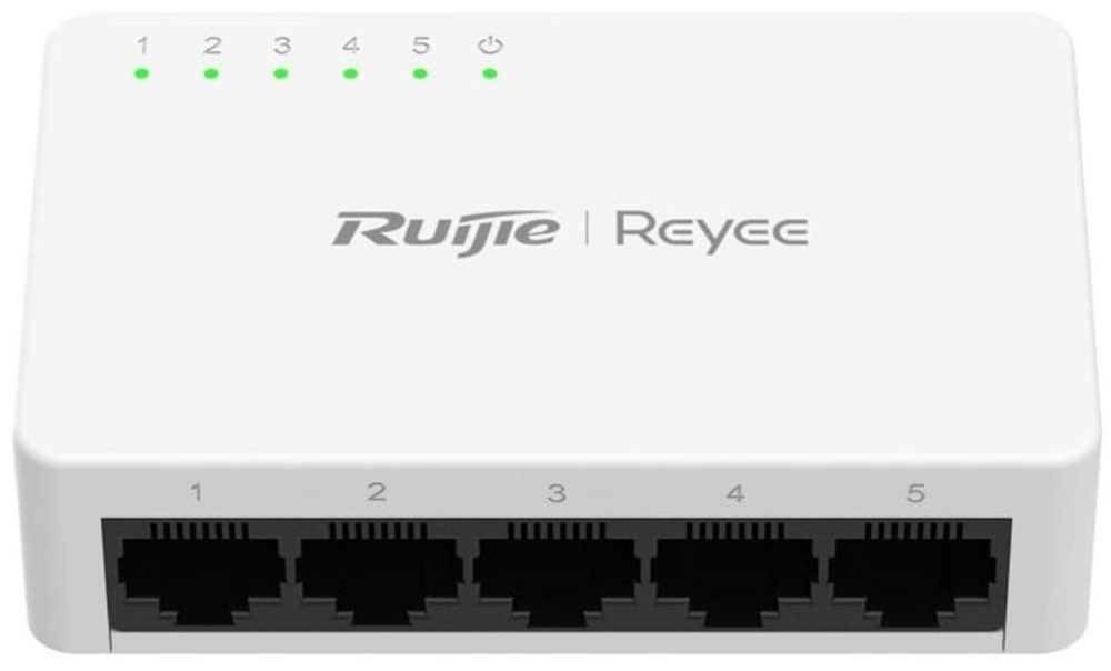 RUIJIE REYEERuijie Reyee RG-ES05G-L 5 Portlu 10-100-1000 Gigabit Tak Çal Tak Çalıştır Switch Plastik Kasa6971693279032
