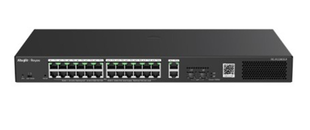RUIJIE REYEERuijie-Reyee RG-ES228GS-LP 28 Port 10-100-1000 Yönetilebilir 2SFP 2Gigabit Uplink 24Port PoE+(250W)6976915002818