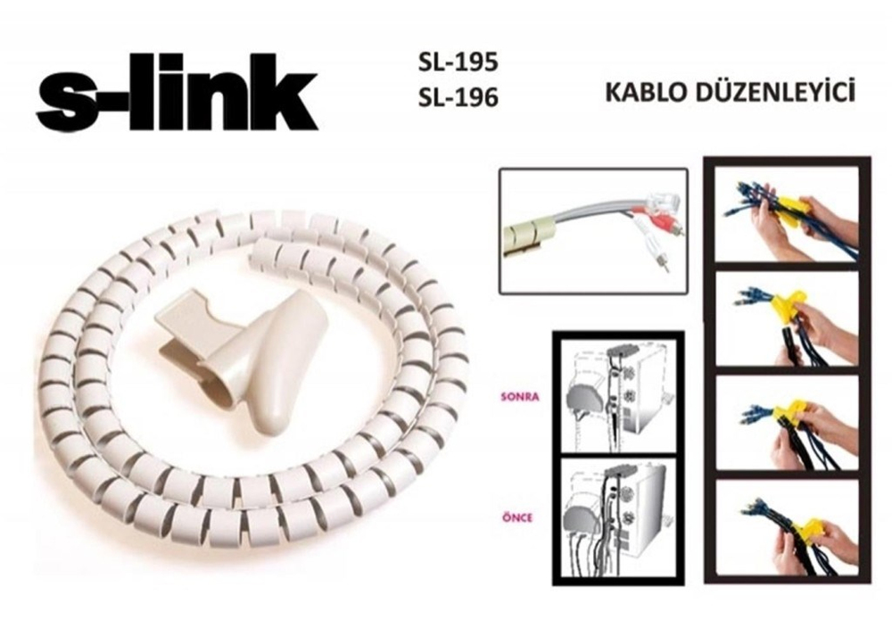 S-LinkS-link SL-195 22mm 20mt Kablo Toplayıcı8680096002625