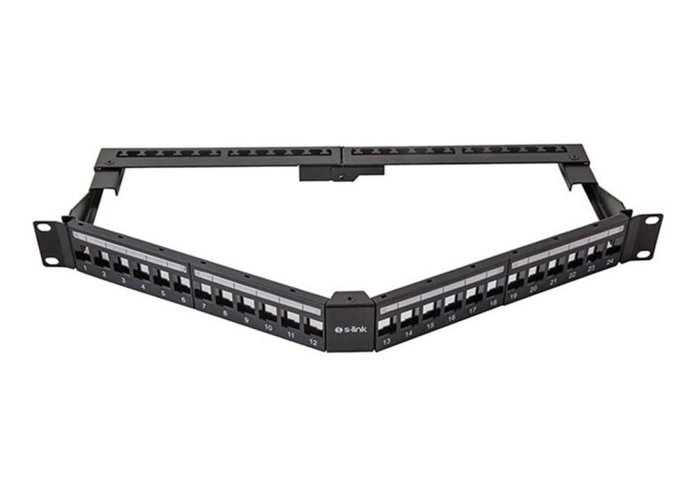S-LinkS-link SL-P625 24 lü Kolay Kullanımlı, UTP BOŞ V Şeklinde Patch Panel8680096093104