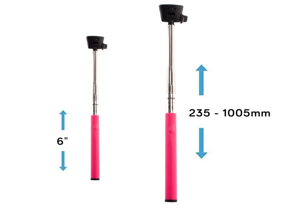 S-LinkS-link SL-S35 Bluetooth Pembe Selfie Çekim Çubuğu8680096017483