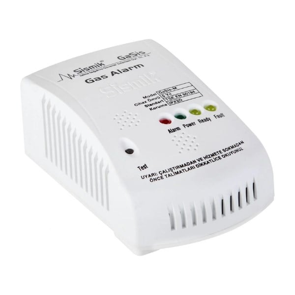SismikSismik GaSis-M 12 V/24V DC Giriş Konut Tipi Gaz Alarm Cihazı Kuru Kontak01.002.001.003.02