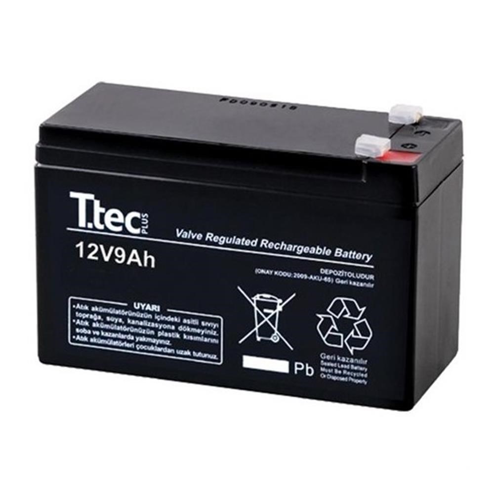 TTEC PLUSTtec 12V 9AH Bakımsız Kuru Akü8694470584430