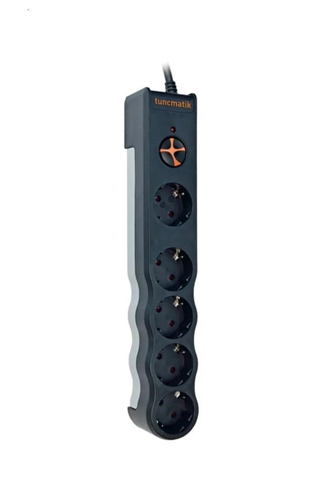TUNÇMATİKTunçmatik TSK6136 Powersurge 5'lı Siyah 1050 Joule8697842806437