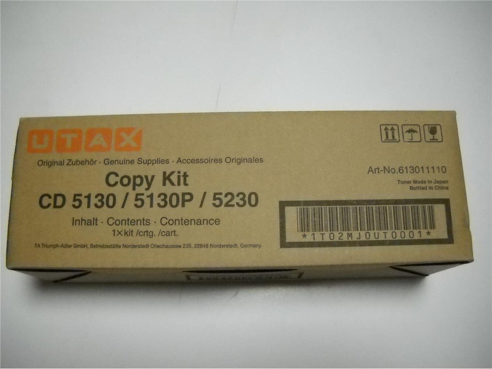 UTAXUtax CD-5130 Orjinal Fotokopi Toneri CD-5230-6130-6230 P-3020-3025 3.000 Sayfa8698521898774