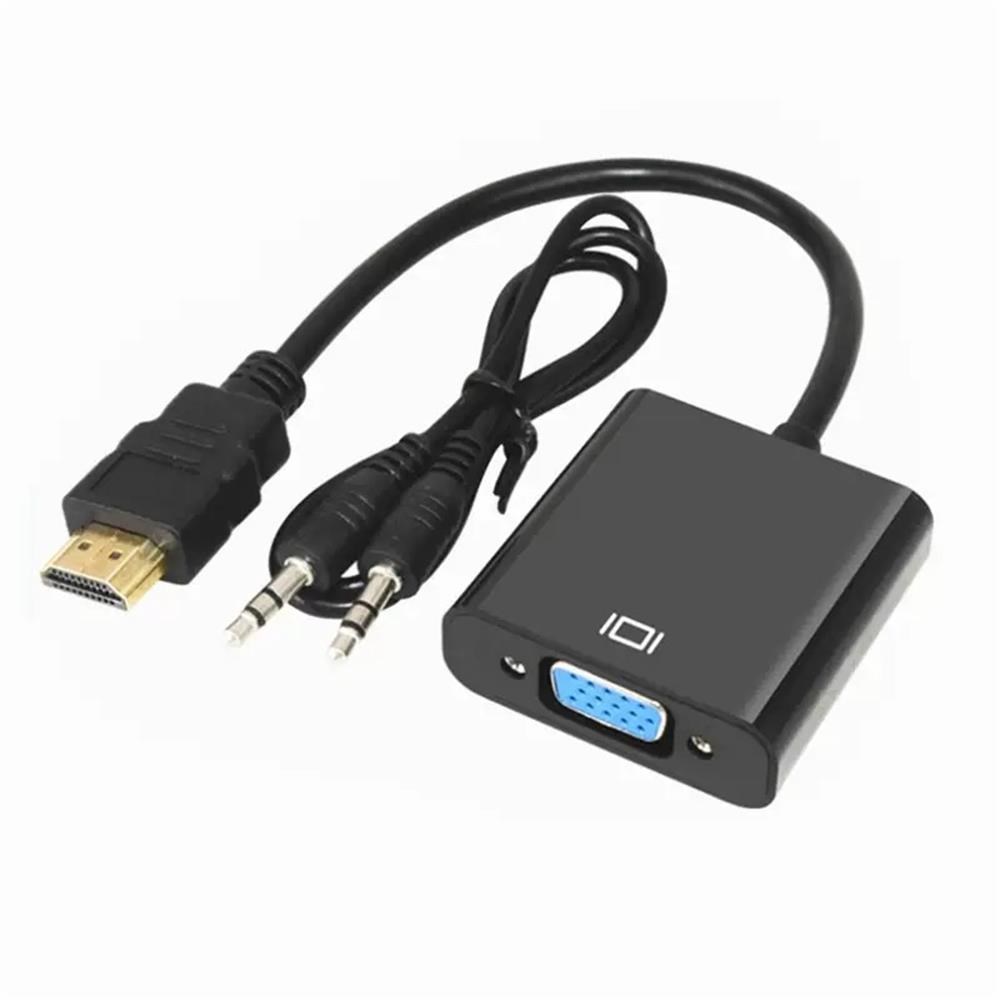 VCOMVcom CG590-B-0.15 Siyah Hdmi Erkek To Vga Dişi+Ses Kablosu Dönüştürücü4895182226494