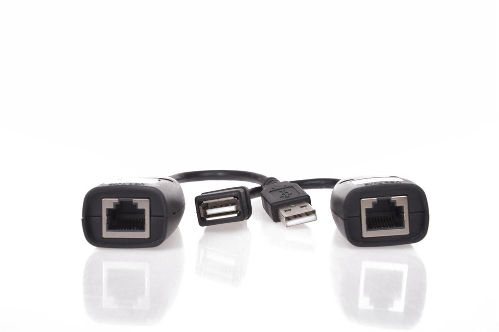 VCOMVcom CU824 USB RJ45 Extender Plastik 45m Uzatıcı4895182215528