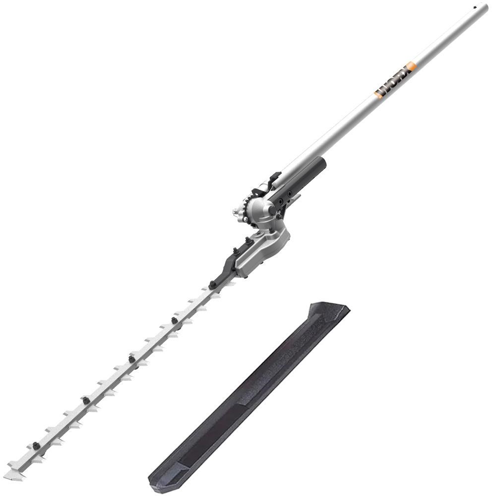 WorxWORX WA0220 WG186E.1 ile Uyumlu 43CM Teleskobik Uzatmalı Açı Ayarlı Çit Budama BaşlığıWA0220