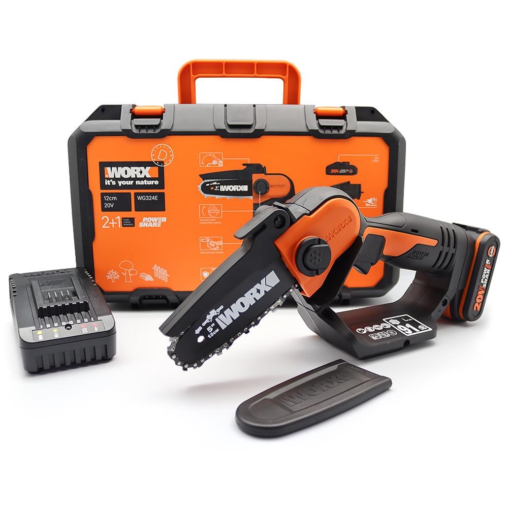 WorxWORX WG324E 20Volt 2.0Ah Li-ion 12CM Profesyonel Şarjlı Zincirli TestereWG324E