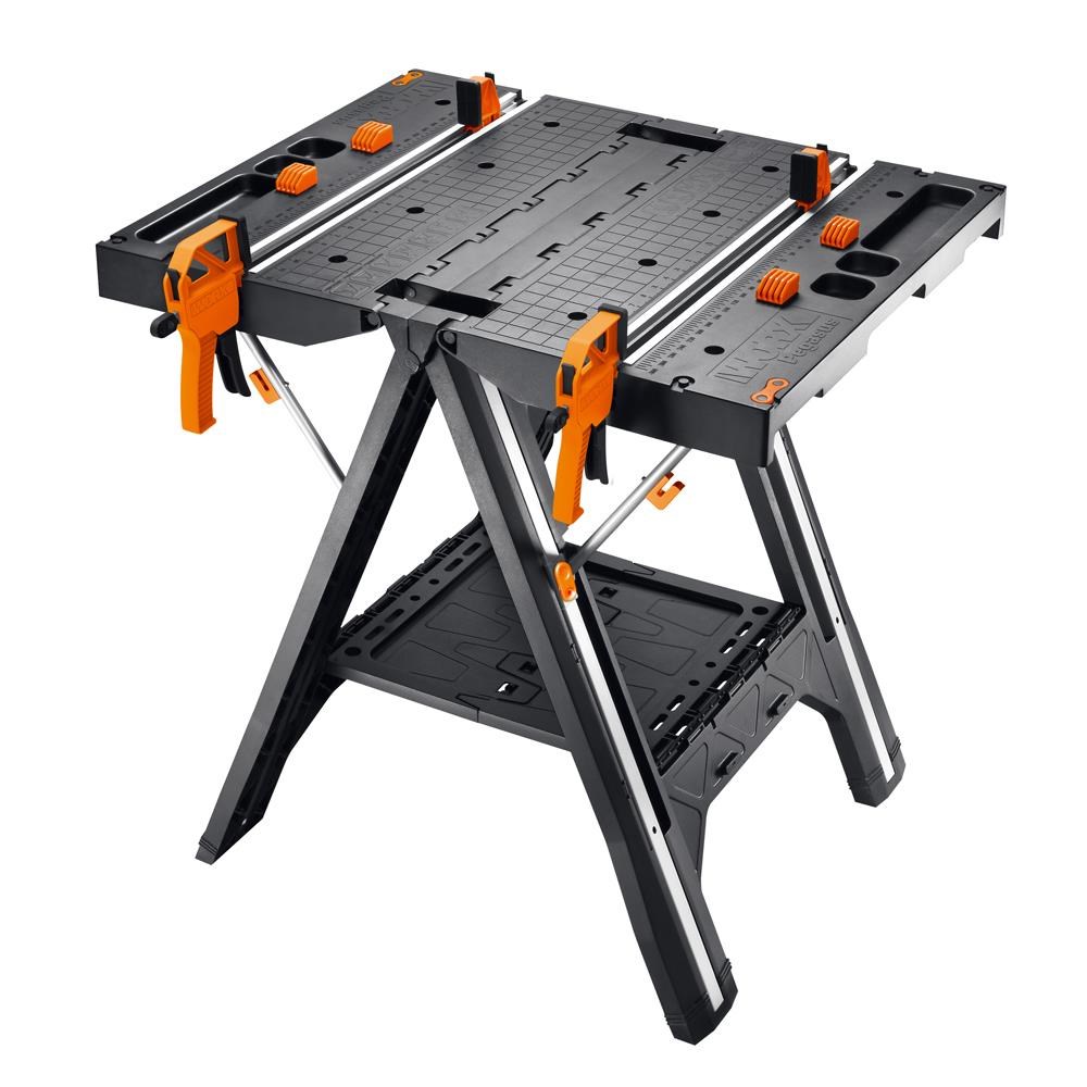 WorxWORX WX051 Çok Fonksiyonlu Katlanabilir Çalışma Tezgâhı + 2 Adet Tetik İşkenceWX051