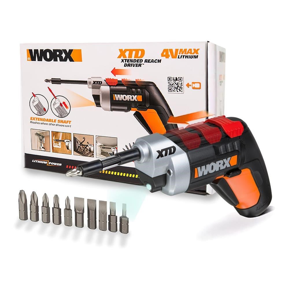 WorxWORX WX252 4Volt/1.5Ah. Li-ion Şarjlı Tornavida + 10 adet Bits UçWX252