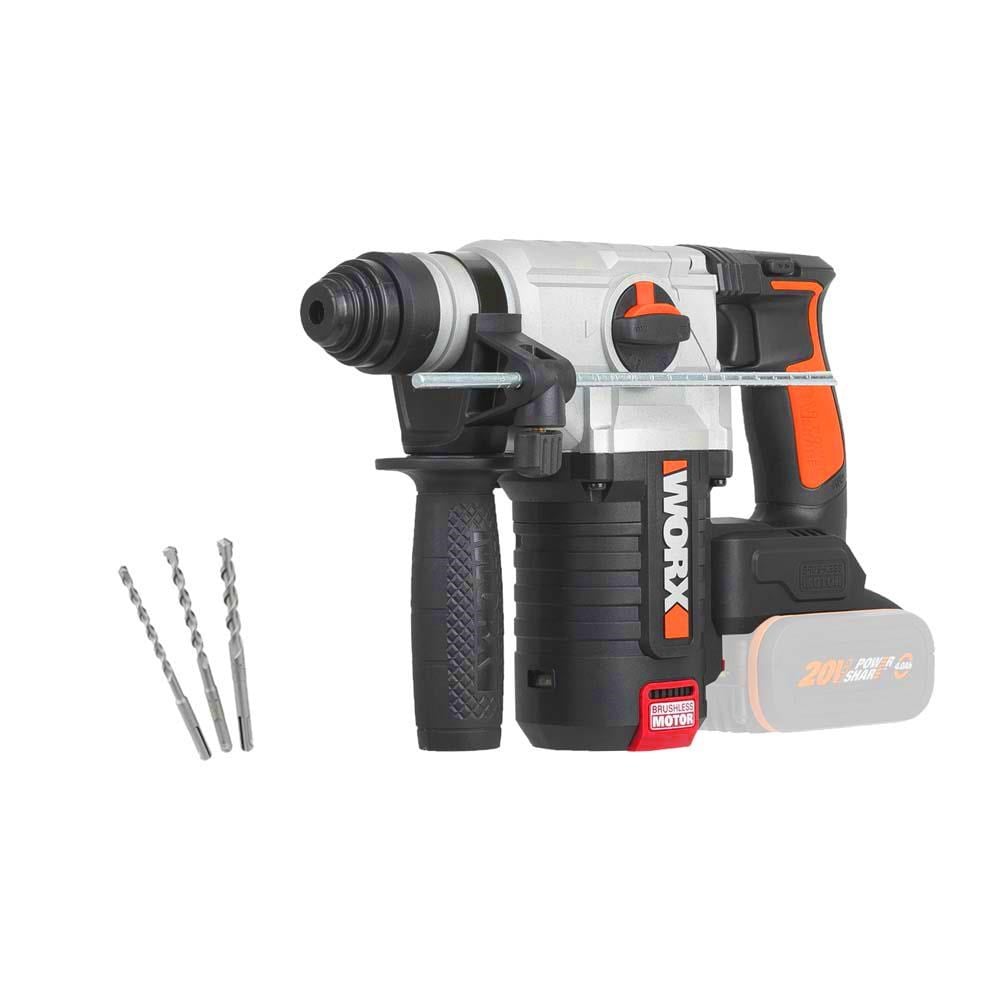 WorxWORX WX380.9 20Volt 2.2J Profesyonel SDS-Plus Pnömatik Kırıcı/Delici (Akü Dahil Değildir)WX380.9