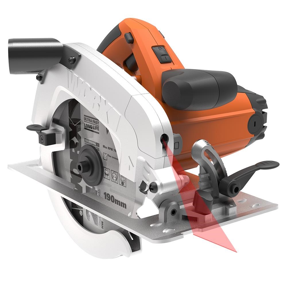 WorxWORX WX445 1600Watt 190mm Profesyonel Lazerli Daire TestereWX445