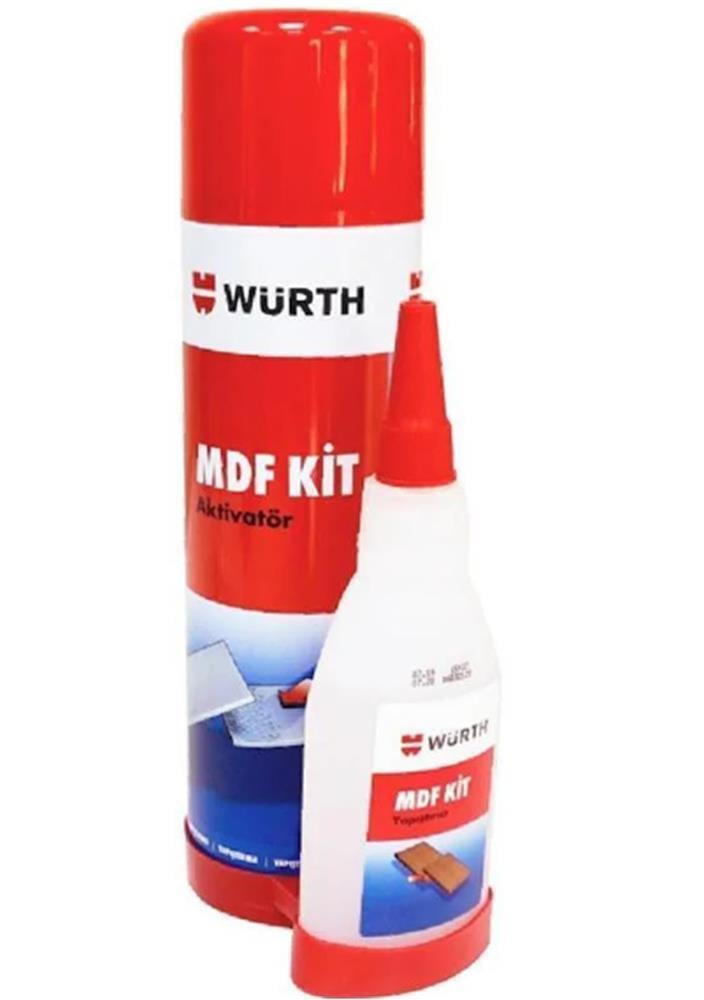 WÜRTHWürth Mdf Kit Aktivatör Hızlı Yapıştırıcı 100 ml+500 ml( 0892100444028 24 )4550641444837