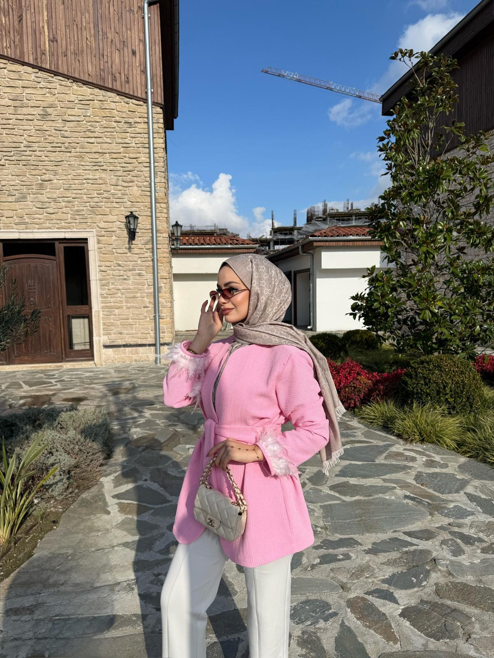Pembe şanel ceket 