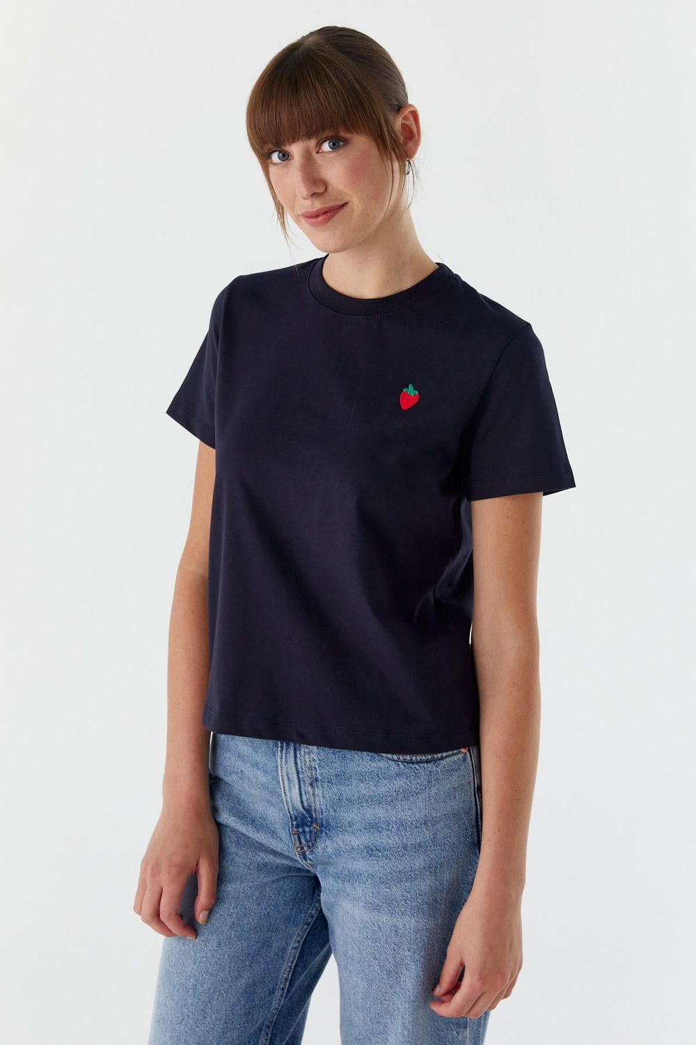 Çilek Baskılı Tshirt LACI