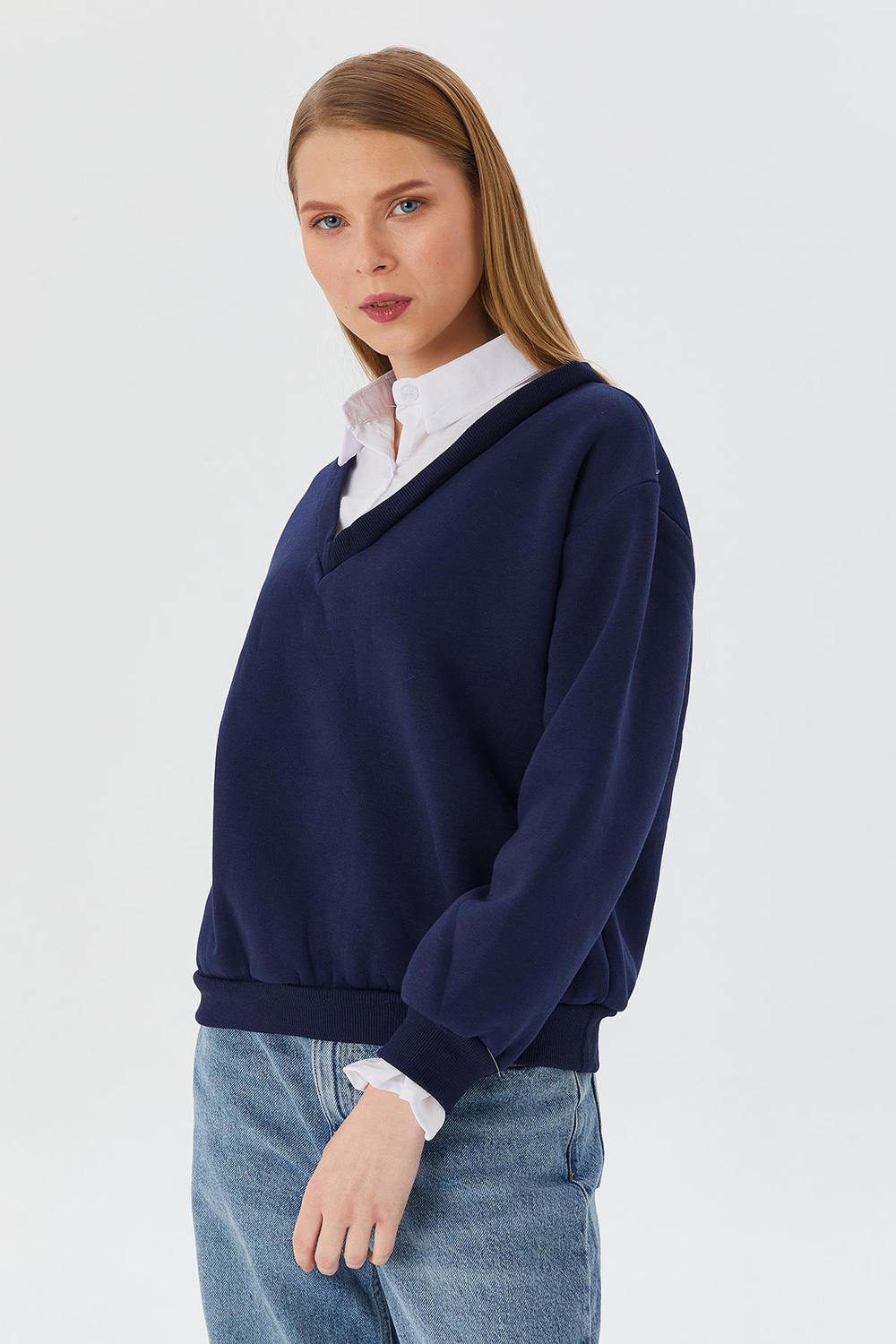Gömlek Yaka Sweatshirt LACI