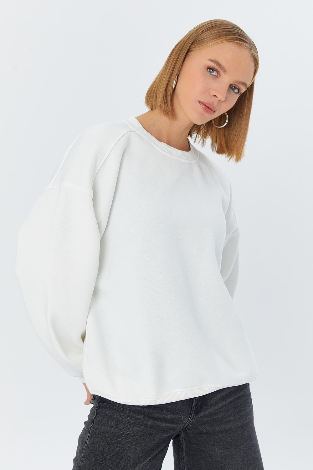 Oversize Sweatshirt EKRU
