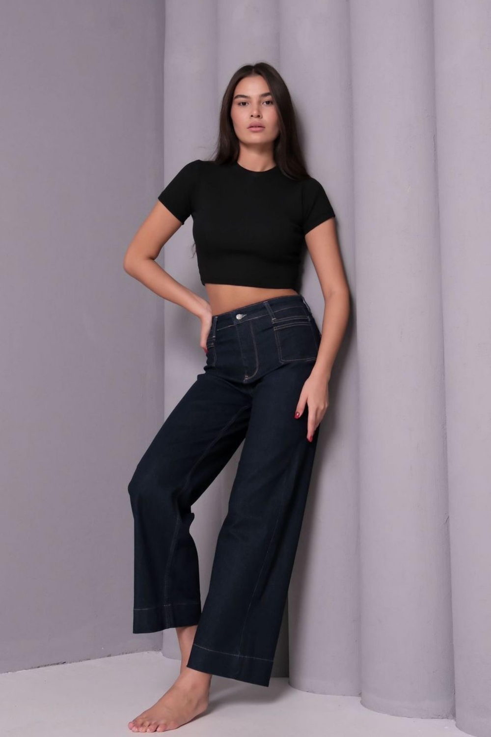 Wide Leg Yüksek Bel Jean LACI