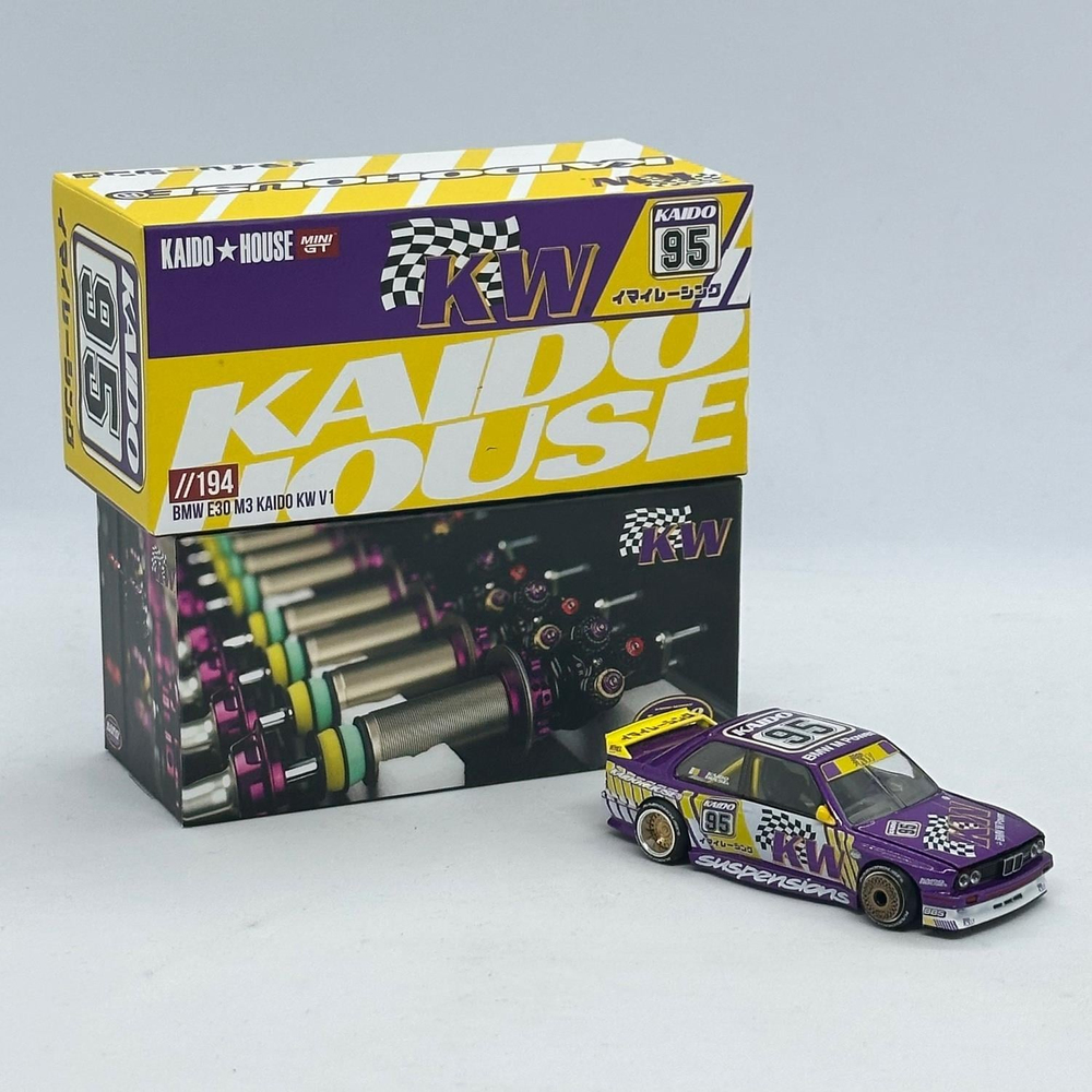 (Açık Paket) Mini GT 1/64 KaidoHouse BMW E30 M3 V1 KHMG194
