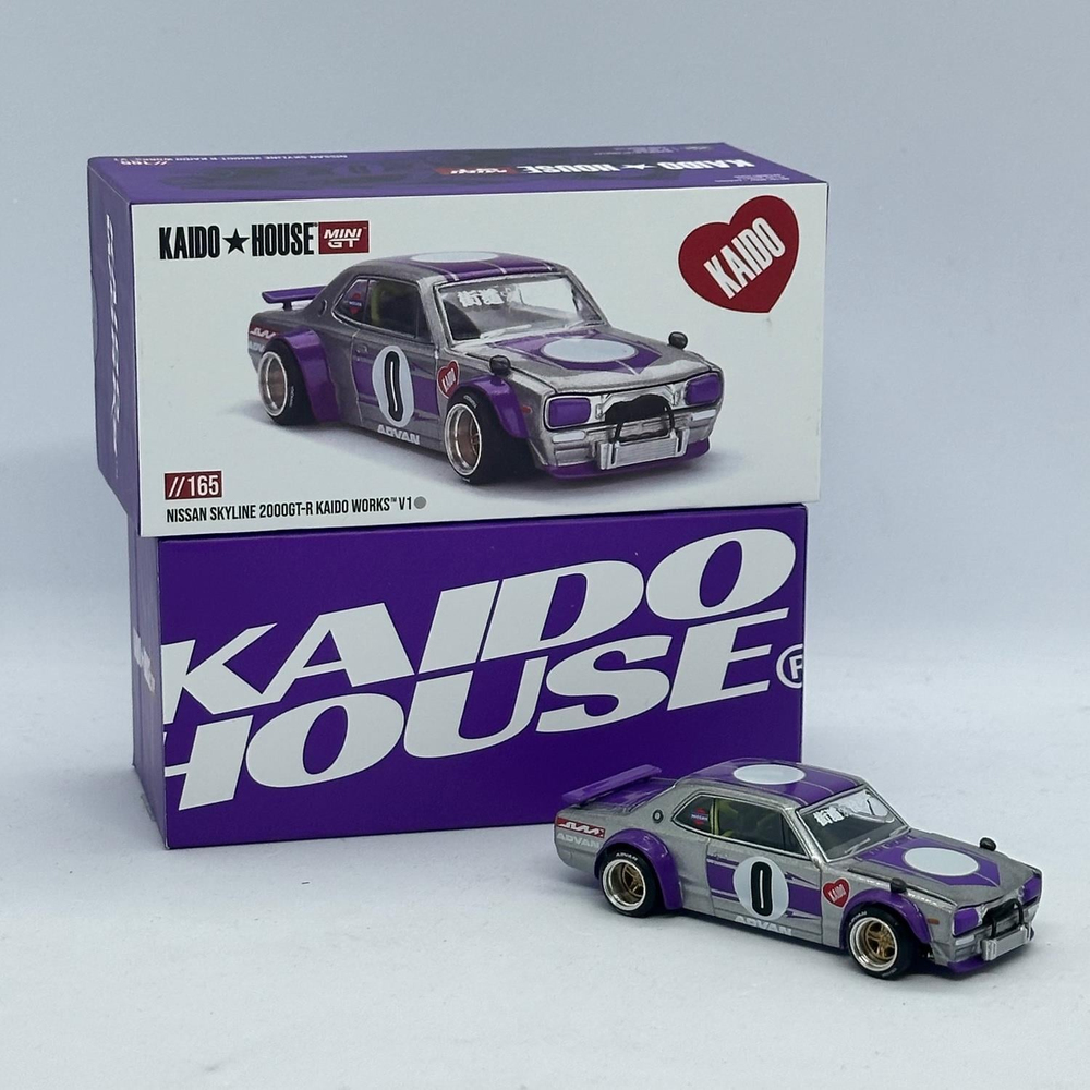 (Açık Paket) Mini GT 1/64 KaidoHouse Nissan Syline 2000GT-R V1 KHMG165