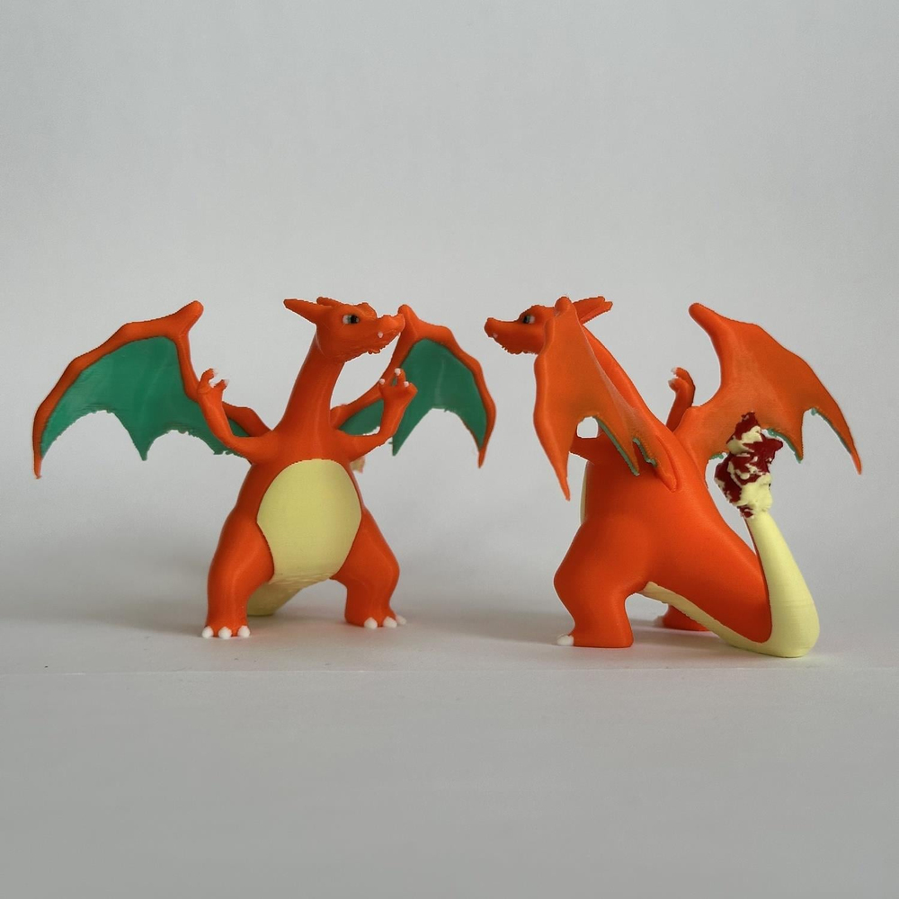 Charizard 3D Pokemon Figür