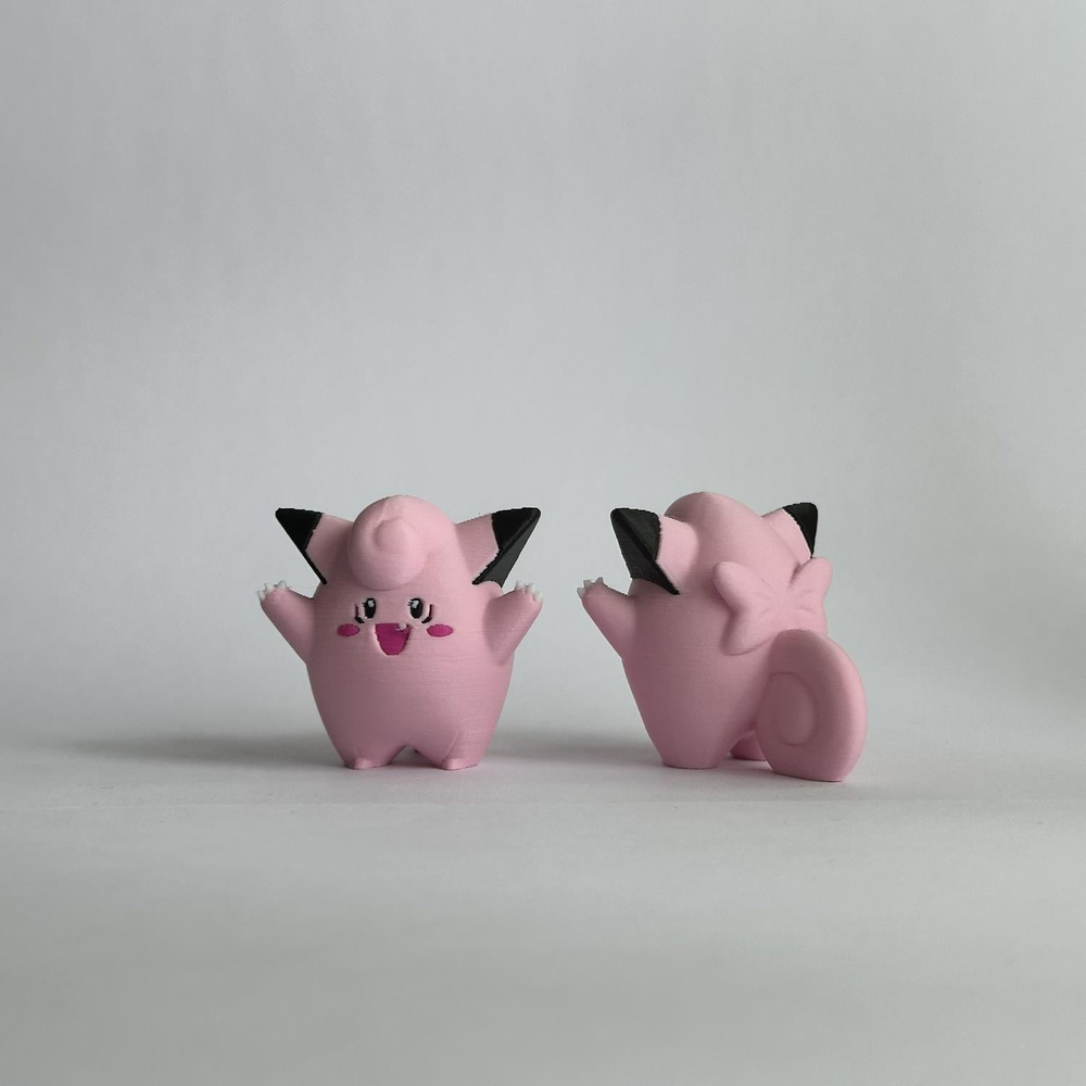 Clefairy 3D Pokemon Figür