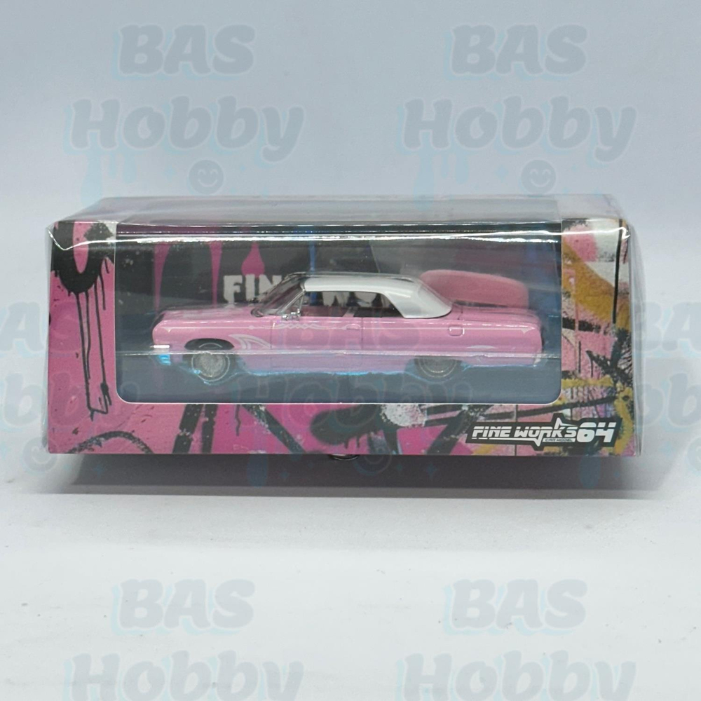 Fine Works64 1/64 Chevrolet Impala West Coast Bouncing Cars -Barbie Pink (ordinary ver.) FW64-0005A