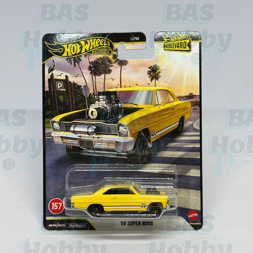 (HATALI) Hot Wheels Premium Boulevard No:157 - '66 Super Nova