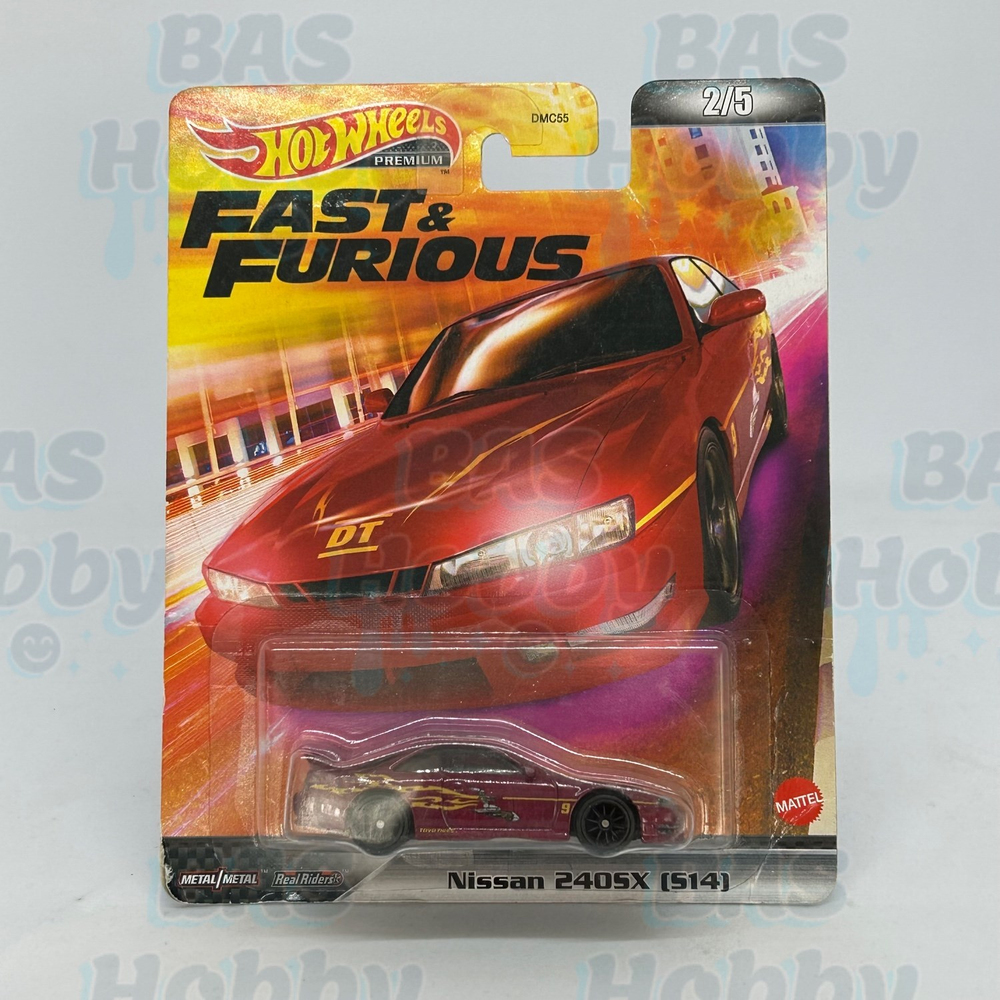 (HATALI) Hot Wheels Premium Fast&Furious Retro - Nissan 240SX (S14)