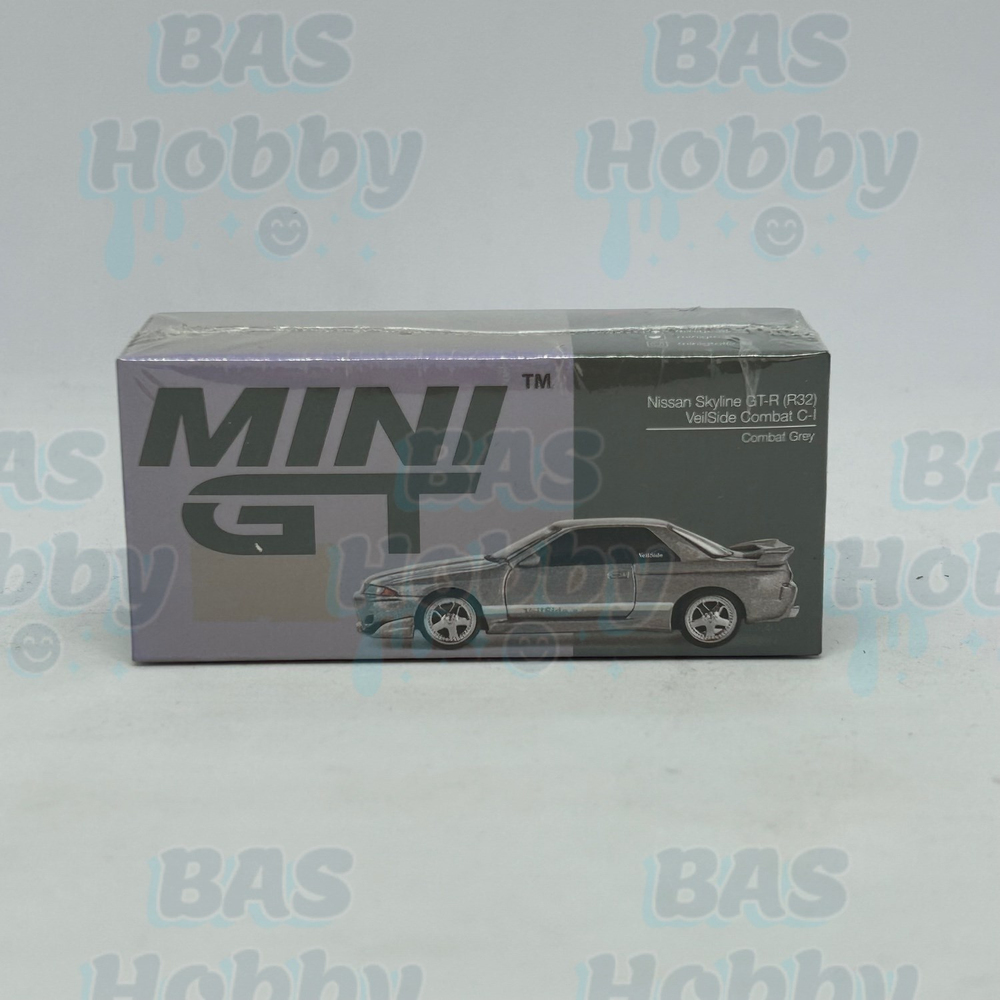 (HATALI) Mini GT 1/64 Nissan Skyline GT-R (R32) Veilside Combat C-I Combat Grey MGT00971
