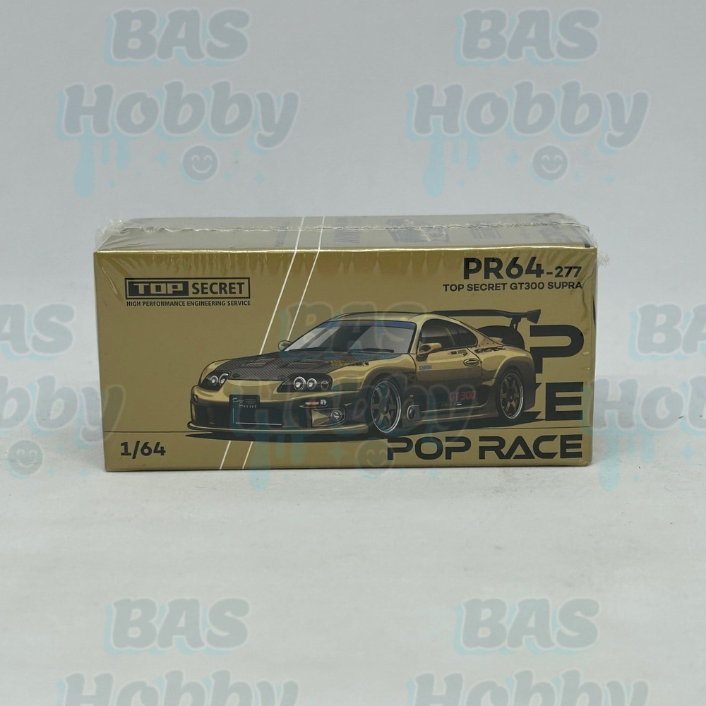 (HATALI) Pop Race 1/64 Top Secret GT300 Supra PR64-277